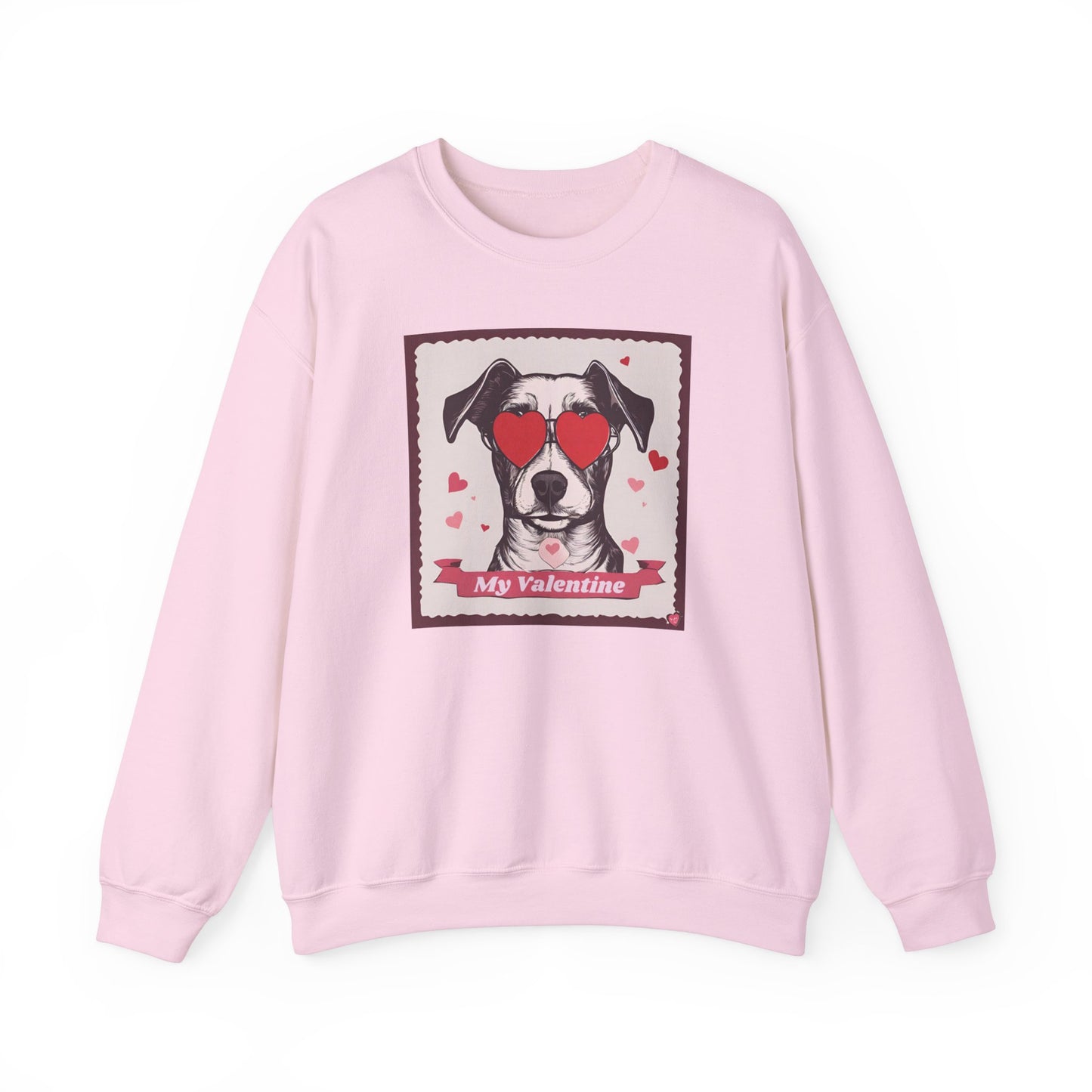 My Valentine Dog Crewneck Sweatshirt