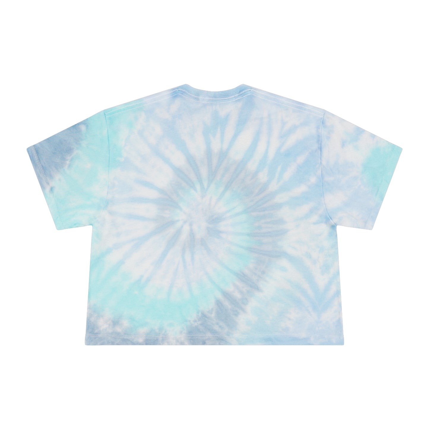 I Work So My Dog...: Women's Tie-Dye Crop Tee